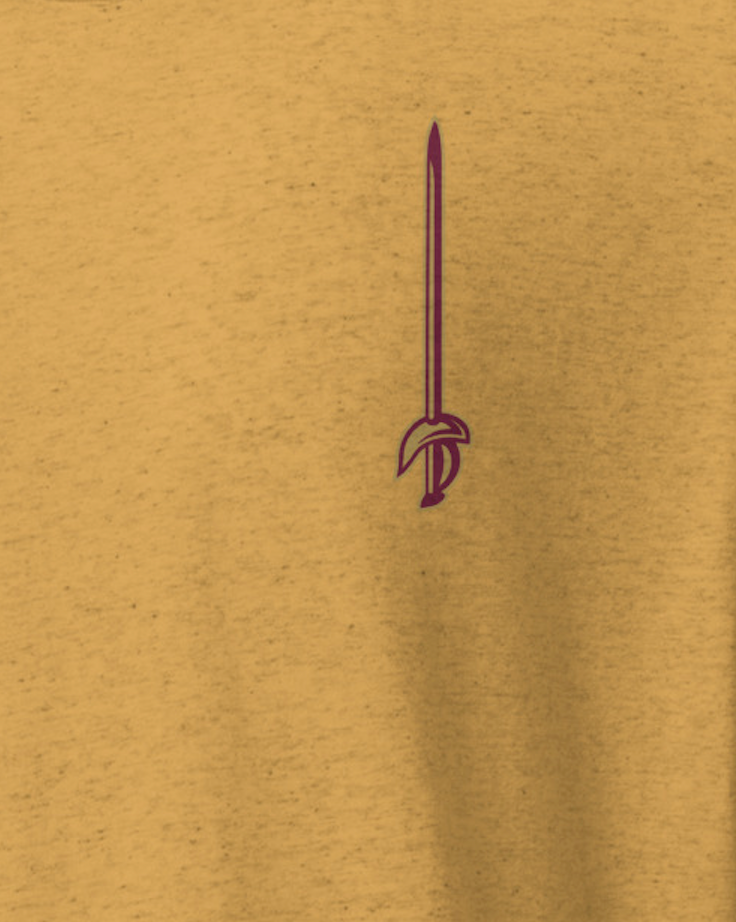 Sword T-shirt + "Cleveland Against the World" Basketball on Back