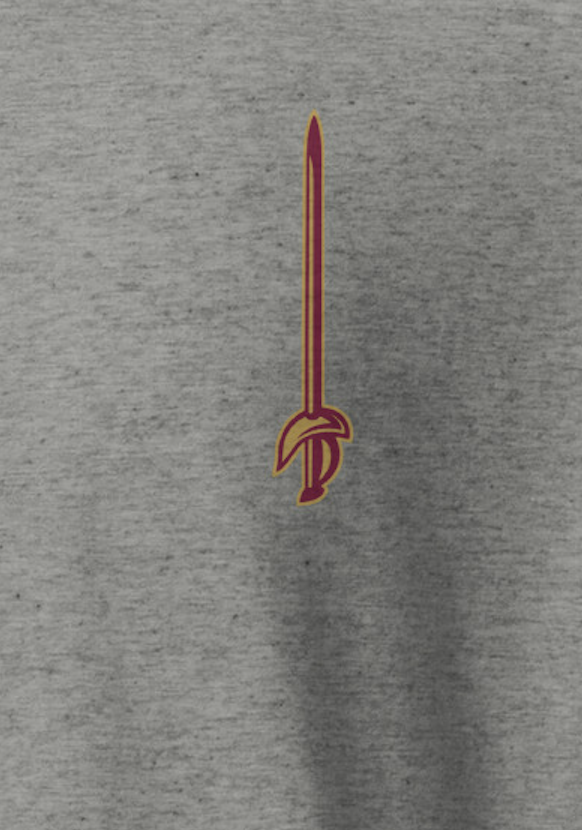 Sword T-shirt + "Cleveland Against the World" Basketball on Back