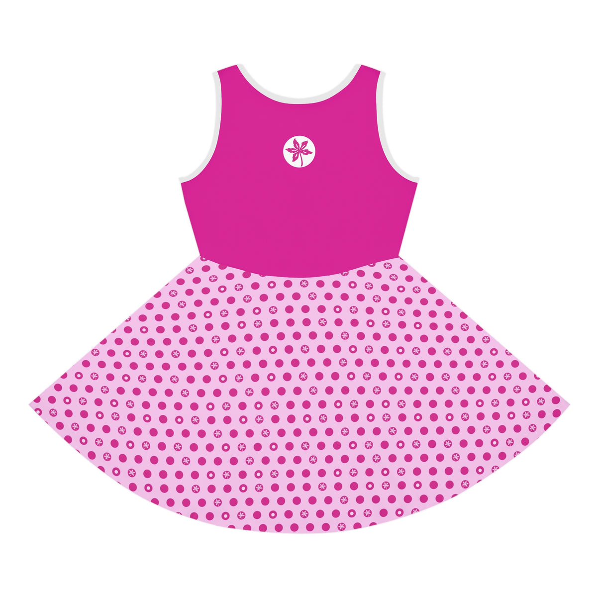 OSU Gameday Youth Pink Polka Dot Sundress
