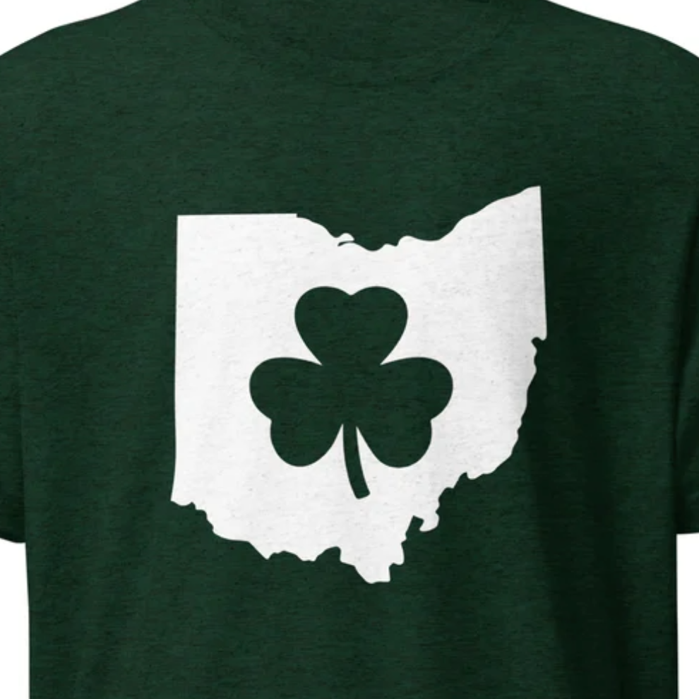 "Ohio Shamrock" T-shirt - Front Print Only