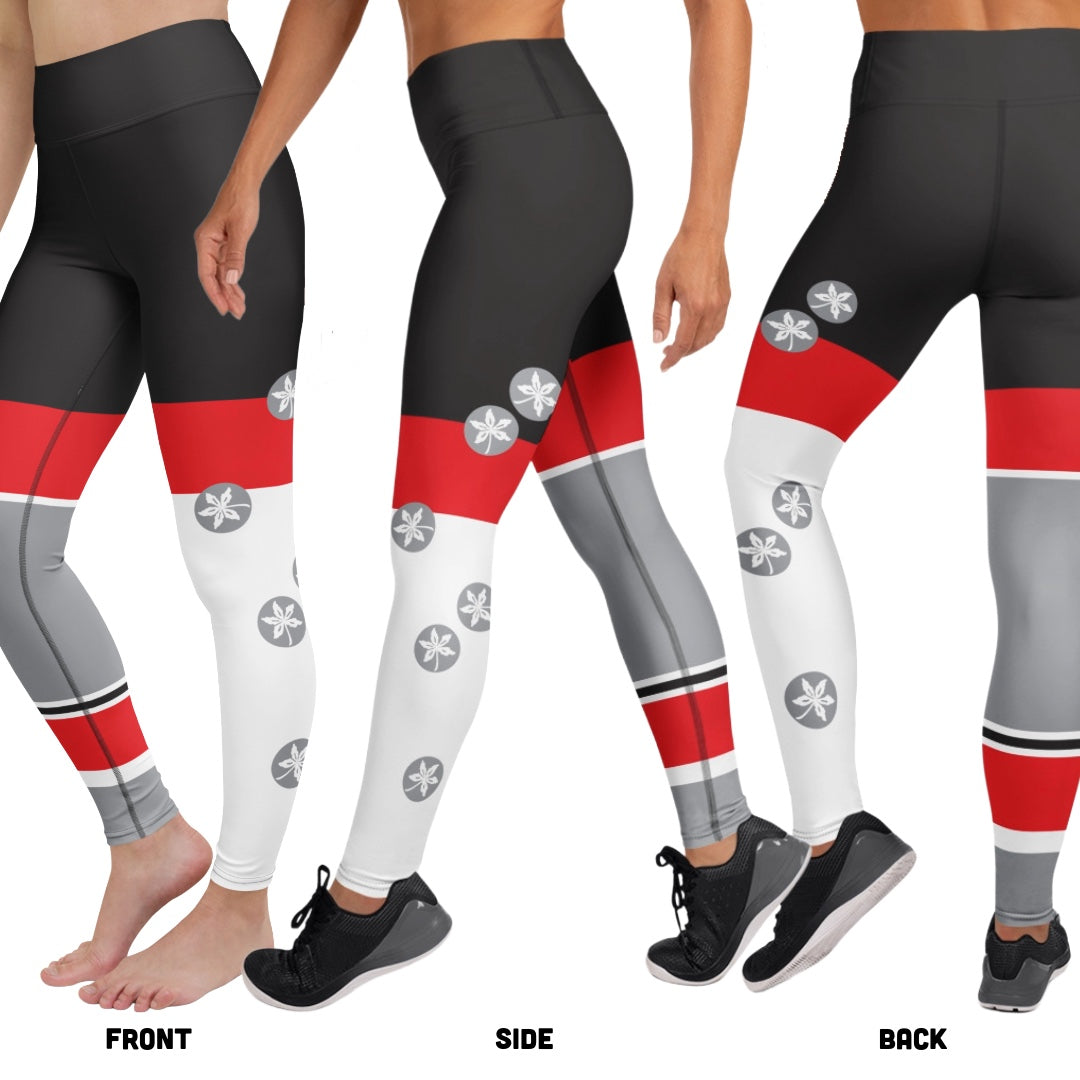 OSU Colorblock & Sticker Leggings