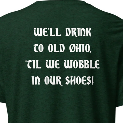 Shamrock T-shirt + Wobble on Back