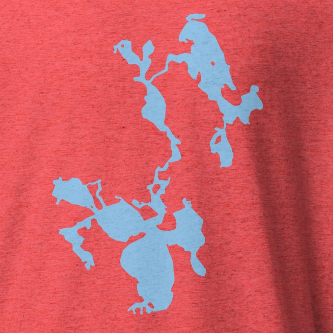 Portage Lakes Map + PLX Word Block on Back