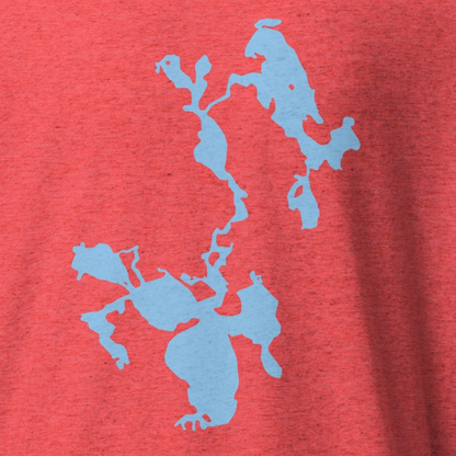 Portage Lakes Map + PLX Word Block on Back