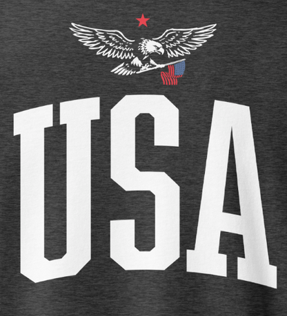 Freedom 1776–2026 United States of America V-Neck T-Shirt (Front & Back Print)