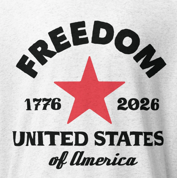 Freedom 1776–2026 T-Shirt (Front & Back Print)