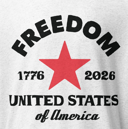 Freedom 1776–2026 T-Shirt (Front & Back Print)