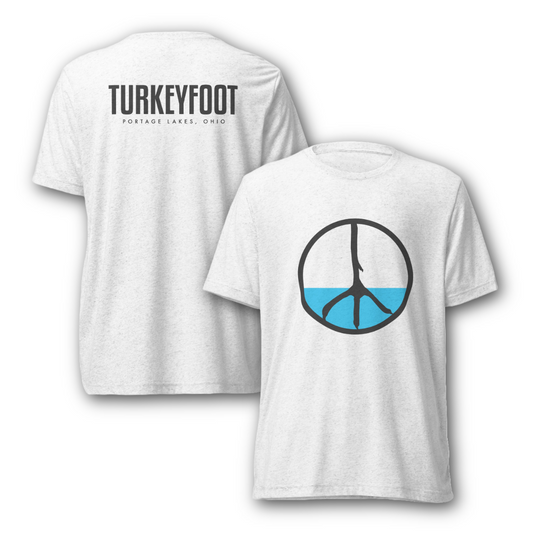 Peace + Turkey Foot Portage Lakes Ohio on Back