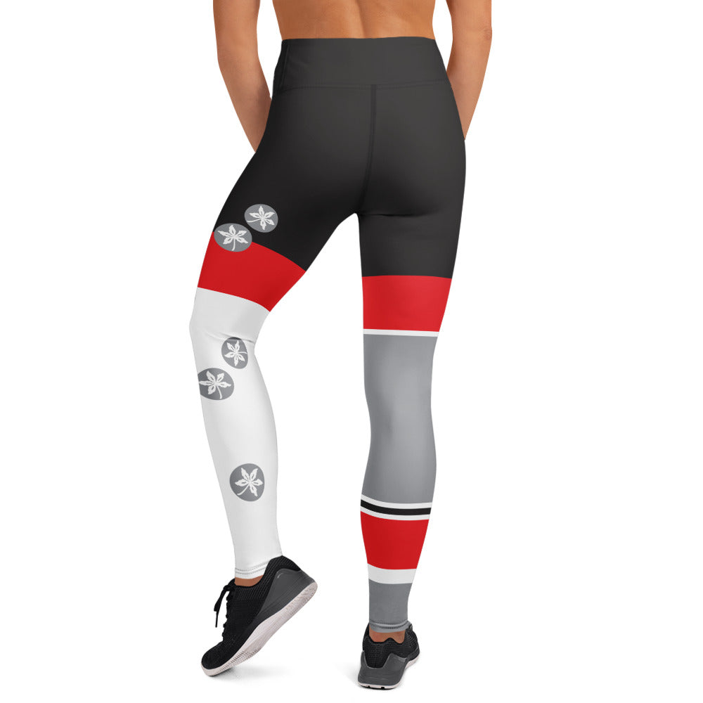 OSU Colorblock & Sticker Leggings