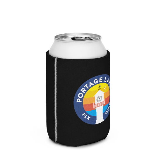 PLX Lighthouse Koozie — Portage Lakes Can Cooler