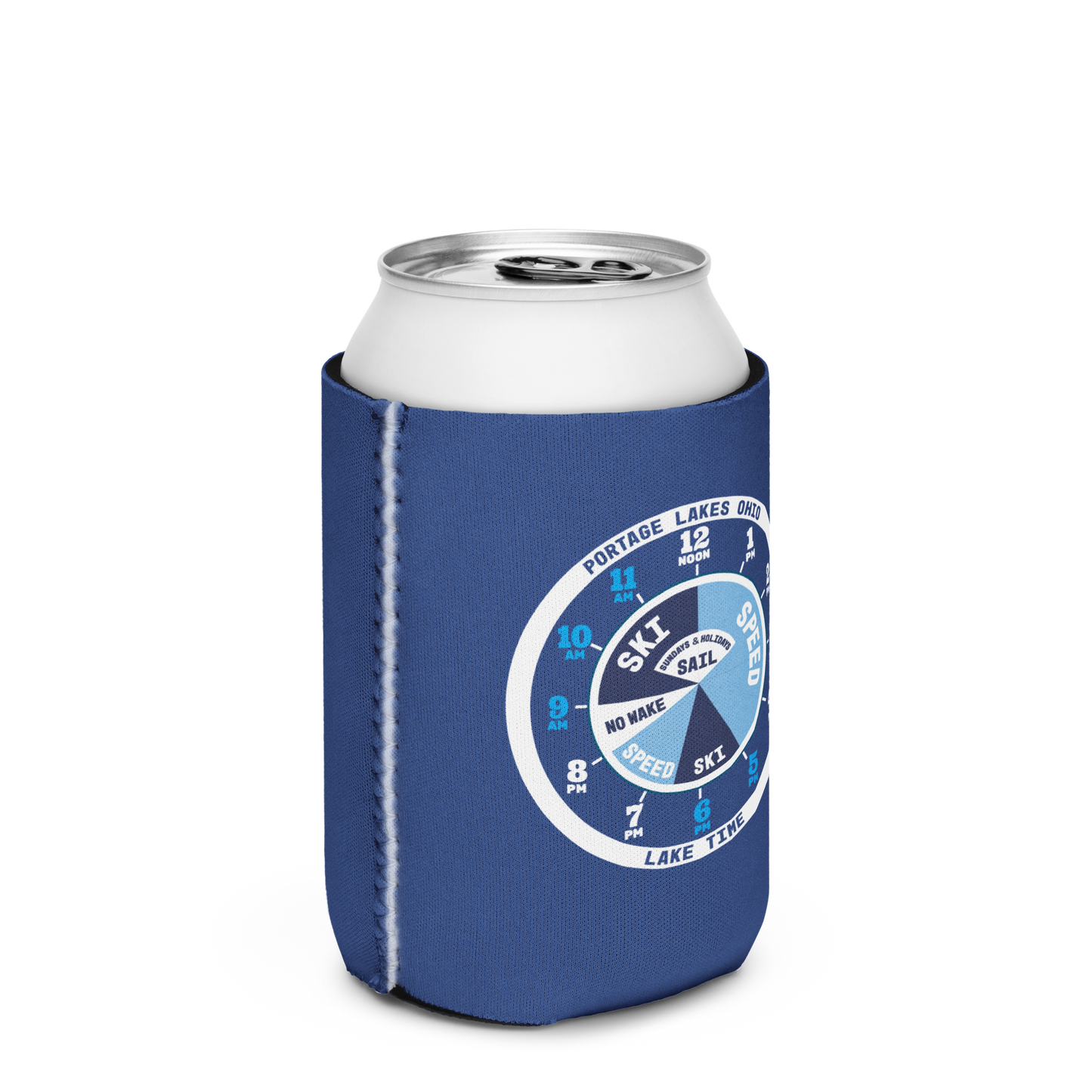 PLX Lake Time Koozie — Portage Lakes Can Cooler