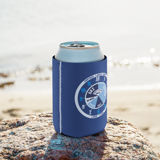 PLX Lake Time Koozie — Portage Lakes Can Cooler