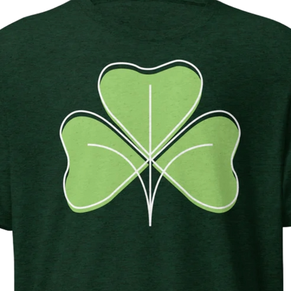 Modern Shamrock T‑Shirt  (Front Print Only)