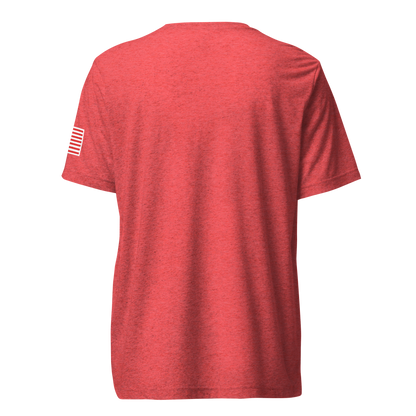 C feathers  "Our Tribe" + American Flag on sleeve